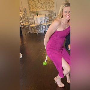 Lulus transcend time pink dress